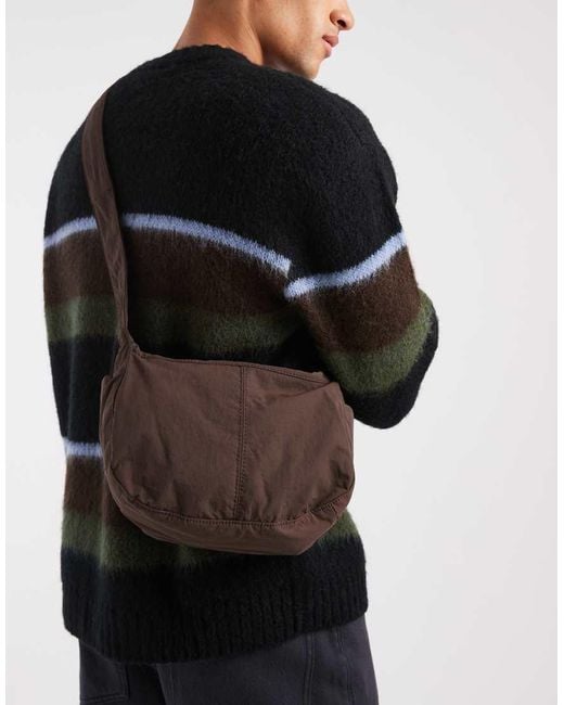 ASOS Black Sling Cross Body Bag for men