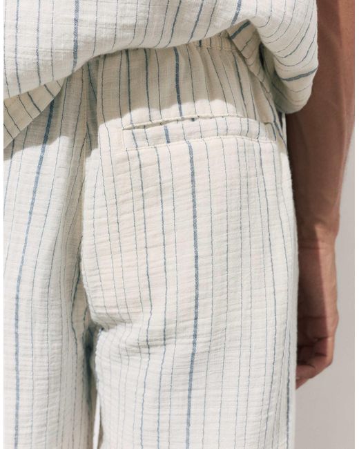 Bermuda Pull&Bear pour homme en coloris White