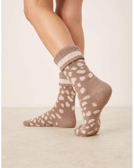 Calzettoni Comodi di ASOS in Natural