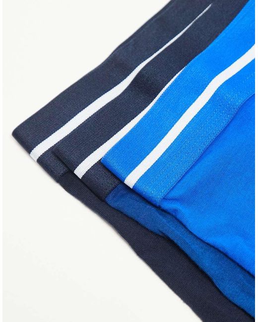 Boss Blue 3 Pack Bold Trunks for men