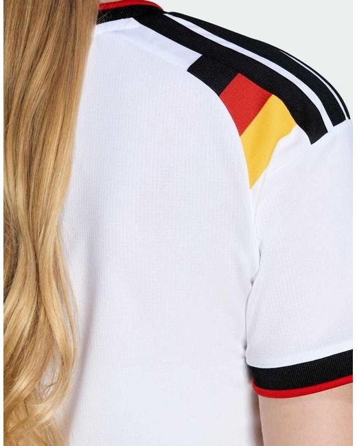 Adidas Originals White Germany 26 Home Cropped Jersey