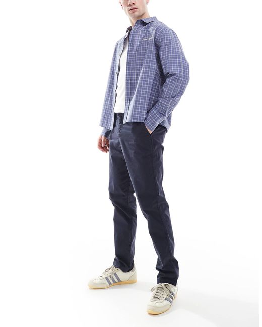 Paul Smith Blue Tapered Chino Trousers for men