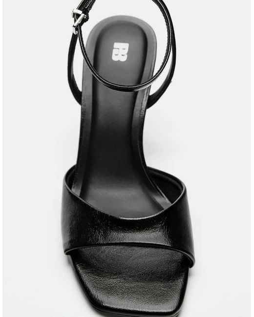 Pull&Bear White Heeled Sandals