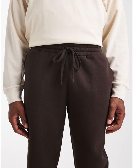 ASOS White Essential Slim joggers for men