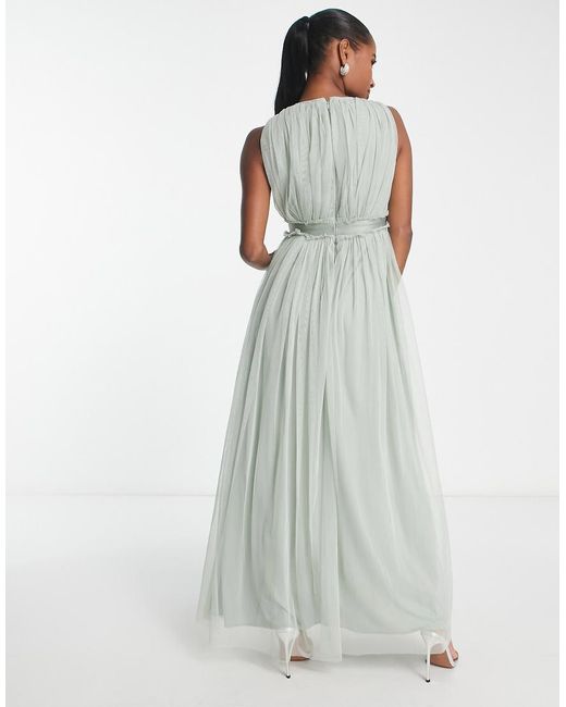 Anaya Petite Bruidsmeisje in het White