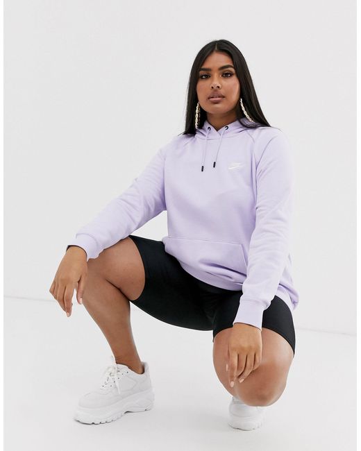 Plus - Essentials - Hoodie - Lilas Nike en coloris Violet | Lyst