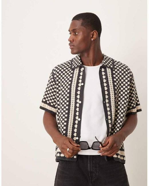 Camicia di Abercrombie & Fitch in Brown da Uomo