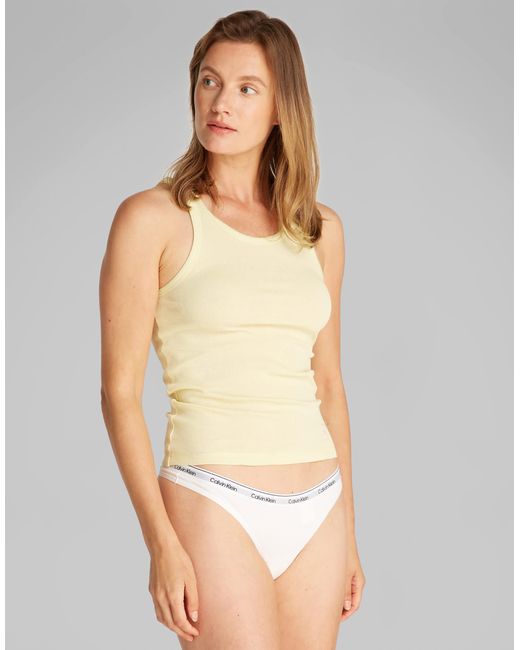 Calvin Klein Blue Modern Logo 3 Pack Thongs
