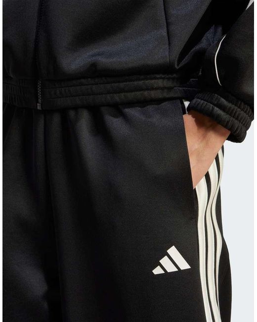 Adidas Originals Black Stadium 3-Stripes Track Pants