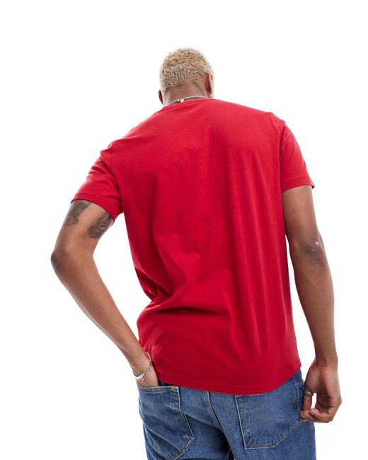 Hollister – funktionales t-shirt in Red für Herren