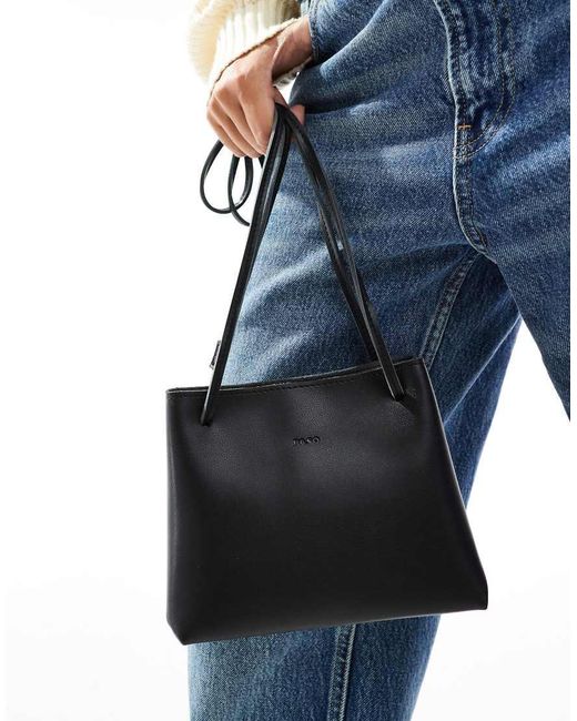 PASQ Natural Box Bag With Adjustable Crossbody Strap