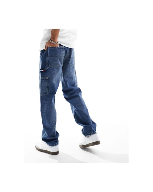 Tommy Hilfiger Blue Skater Carpenter Jeans for men