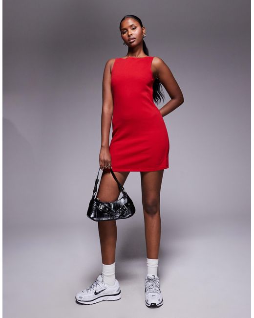 ASOS Red – stretch-minikleid aus denim