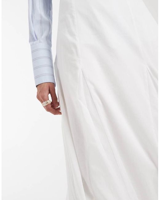 Gonna Lunga di ASOS in White
