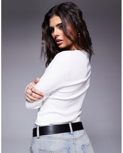 ASOS Gray – langärmeliges oberteil