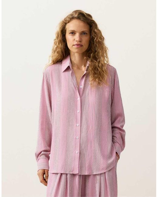 Oysho Pink Long Sleeve Shirt