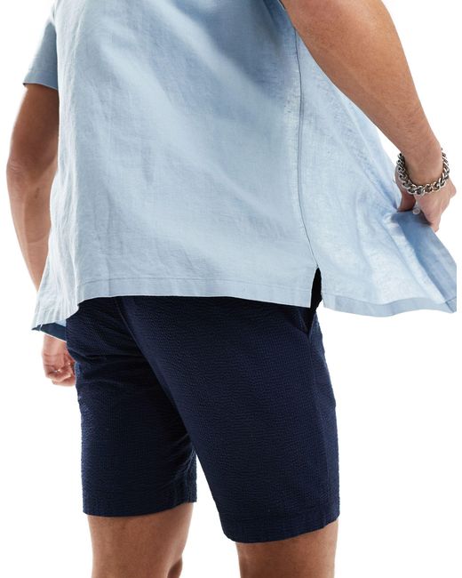 Ben Sherman – schlichte resort-shorts in Blue für Herren