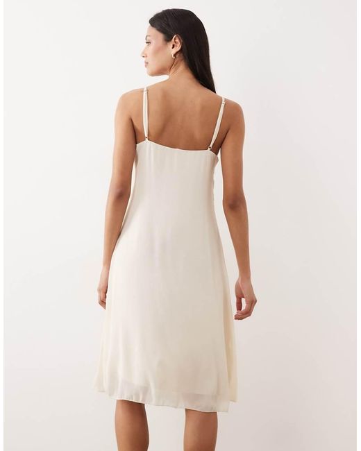 Dippin' Daisy's Natural Dippin Daisys Bridal Slip Mini Dress