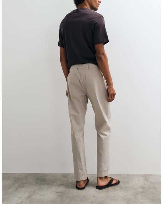 Mango Multicolor Straight Trouser for men