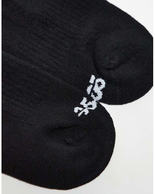 Pack De 3 Pares De Calcetines Negros Deportivos Antibacterianos De 4505 de color Black