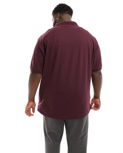 Lyle & Scott Red Plus Short Sleeve Polo Shirt for men