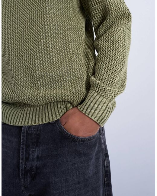 Topman – strickpullover in Green für Herren