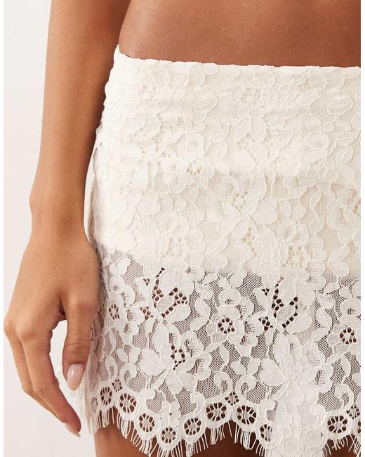 AFRM Natural Priesley Bridal Lace Built