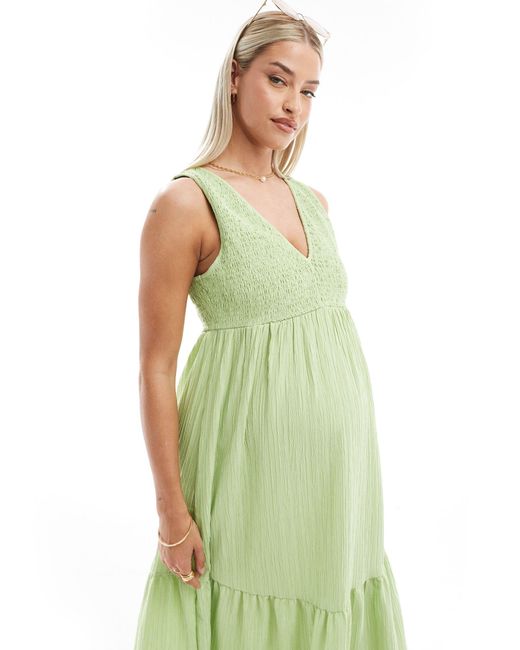 ASOS Green Asos design maternity – midi-sommerkleid