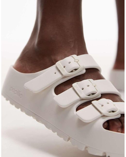 Birkenstock Brown Florida Flex Platform Eva Sandals
