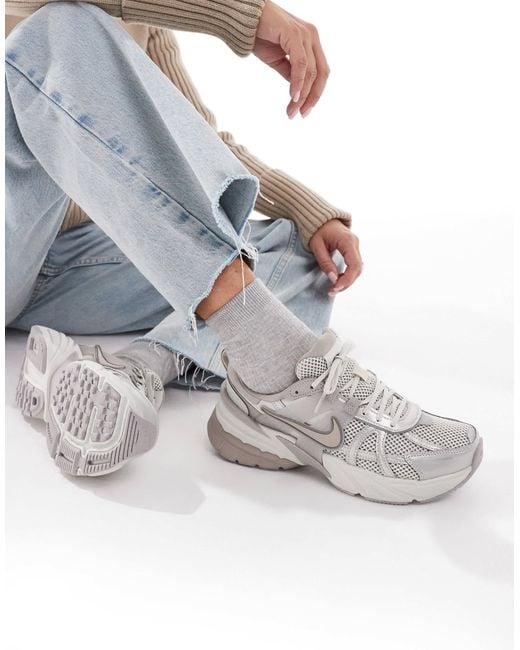 Nike Blue V2k Run Sneakers