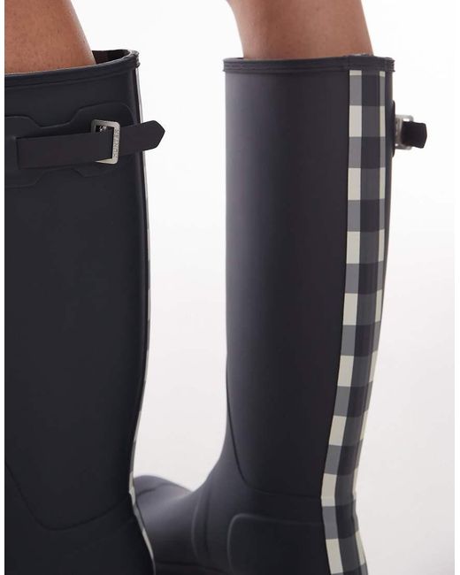 Hunter Purple Original Tall Wellington Boots