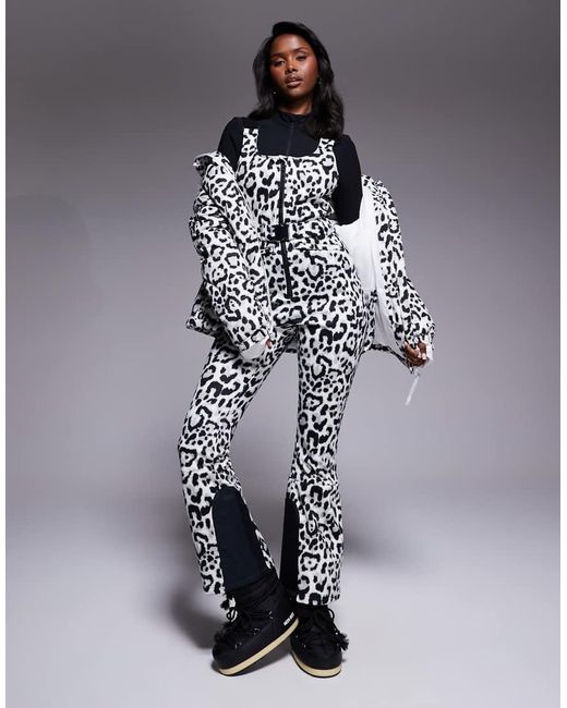 ASOS 4505 Ski & Snow Multicolor Asos 4505 Ski Soft Shell Belted Water-repellent Bib Salopettes