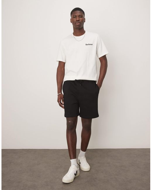 ASOS White Essential Mid Length Slim Shorts for men