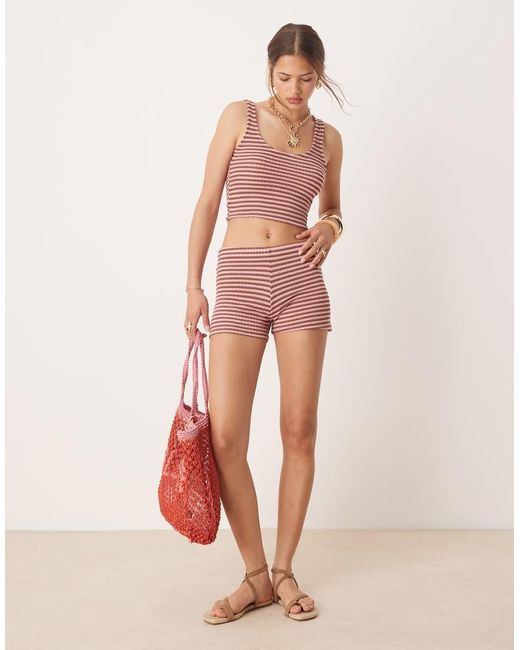 ASOS Multicolor Knit Cropped Cami Top