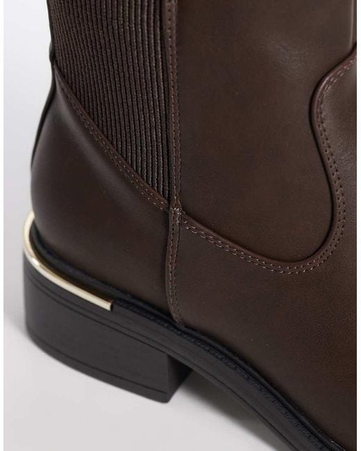 SEQWL Brown Aredea Ankle Boots