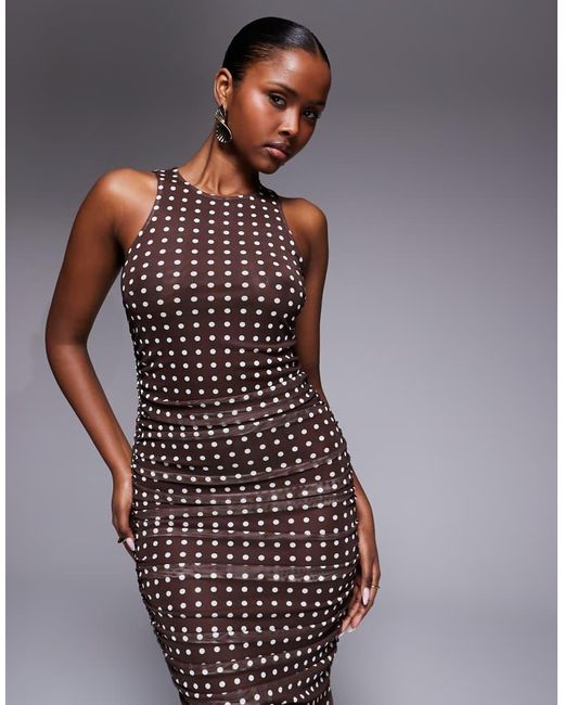 Ruched & Ready Ruched Ready in het Brown