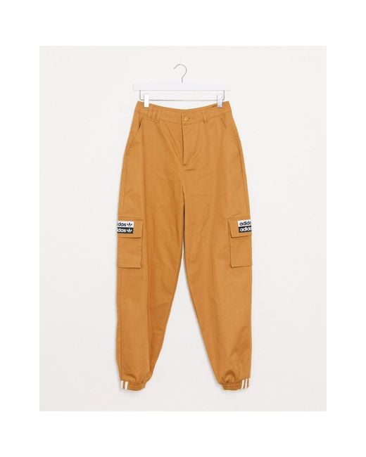 Adidas Originals Brown Ryv Cargo Pants