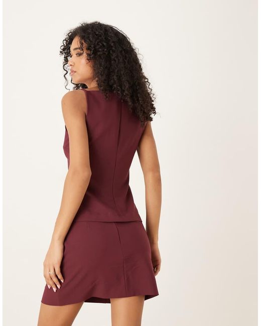 ASOS Tailored Split Mini Skirt Co-Ord