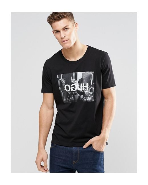 HUGO By Boss T-shirt With Oguh Print In Black for Men | Lyst