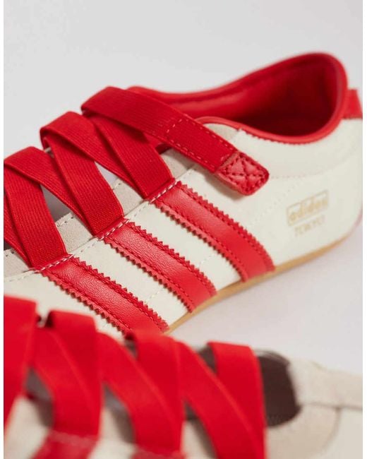 Adidas Originals Red Tokyo Mary Jane Flats