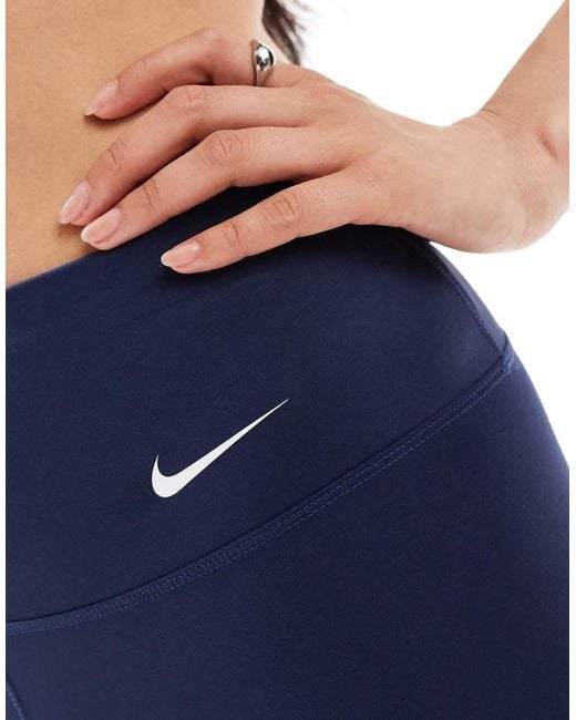 Nike Blue Nike One Training High Waisted Capri leggings