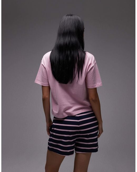 Tommy Hilfiger Purple Essentials Pyjama Set