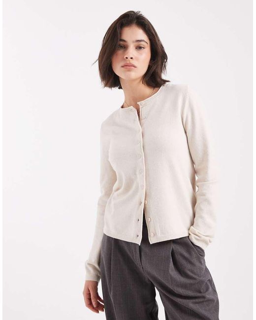 ONLY Gebreid Vest in het White