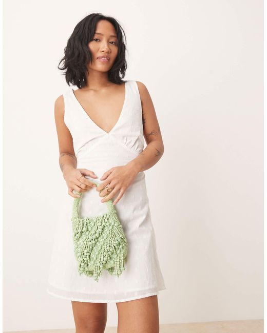 Sac à main avec perles ASOS en coloris Green