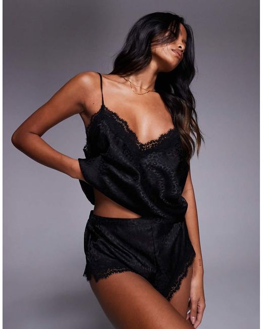 Ann Summers Black Signature Cami Set