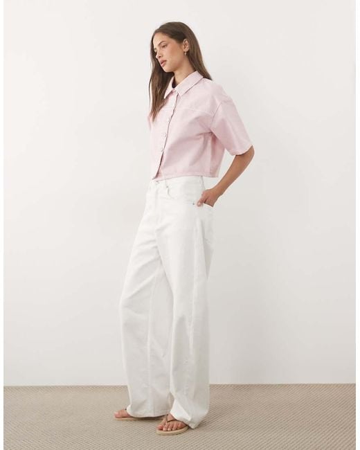 ASOS Pink Boxy Shirt