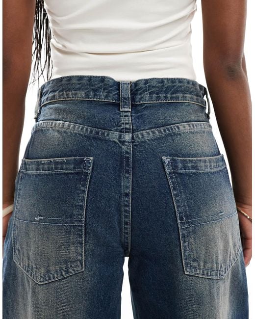 Bershka Blue Skater Jeans