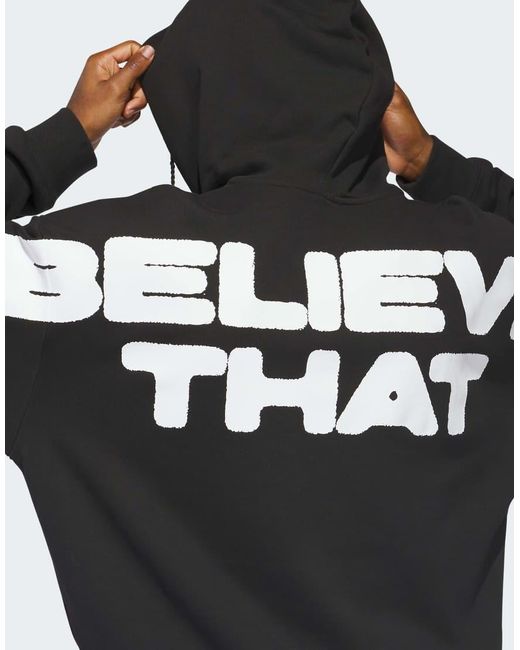 Adidas Originals Gray Anthony Edwards Believe That Hoody for men