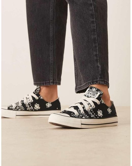 Chuck Taylor All Star Ox di Converse in Metallic