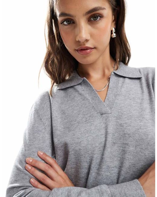Polo di ONLY in Gray